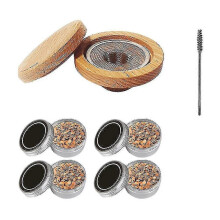 (As show, One size) Cocktail Smoker Kit & Wood Chips - For Smoked Cocktail, Whiskey