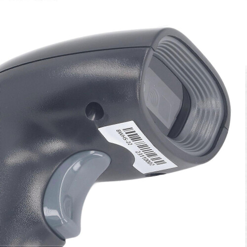 (As show, One size) Barcode Reader 2.4G Wireless Wired Connection Quick Response Handheld Barcode Reader for Supermarket 1