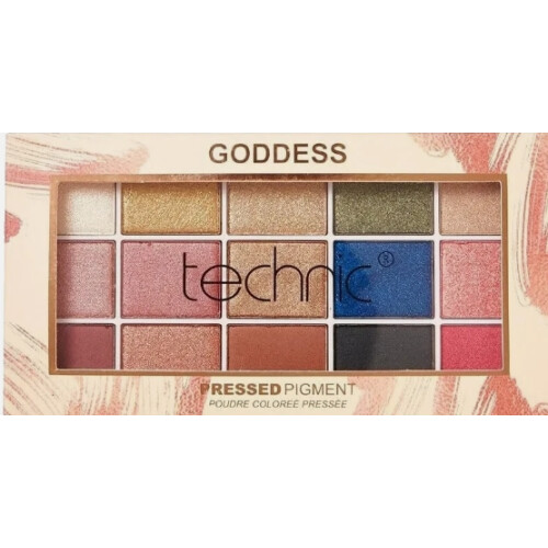 Technic TECHNIC PRESSED PIGMENT EYESHADOW MAKE UP PALETTE GODDESS INTENSE