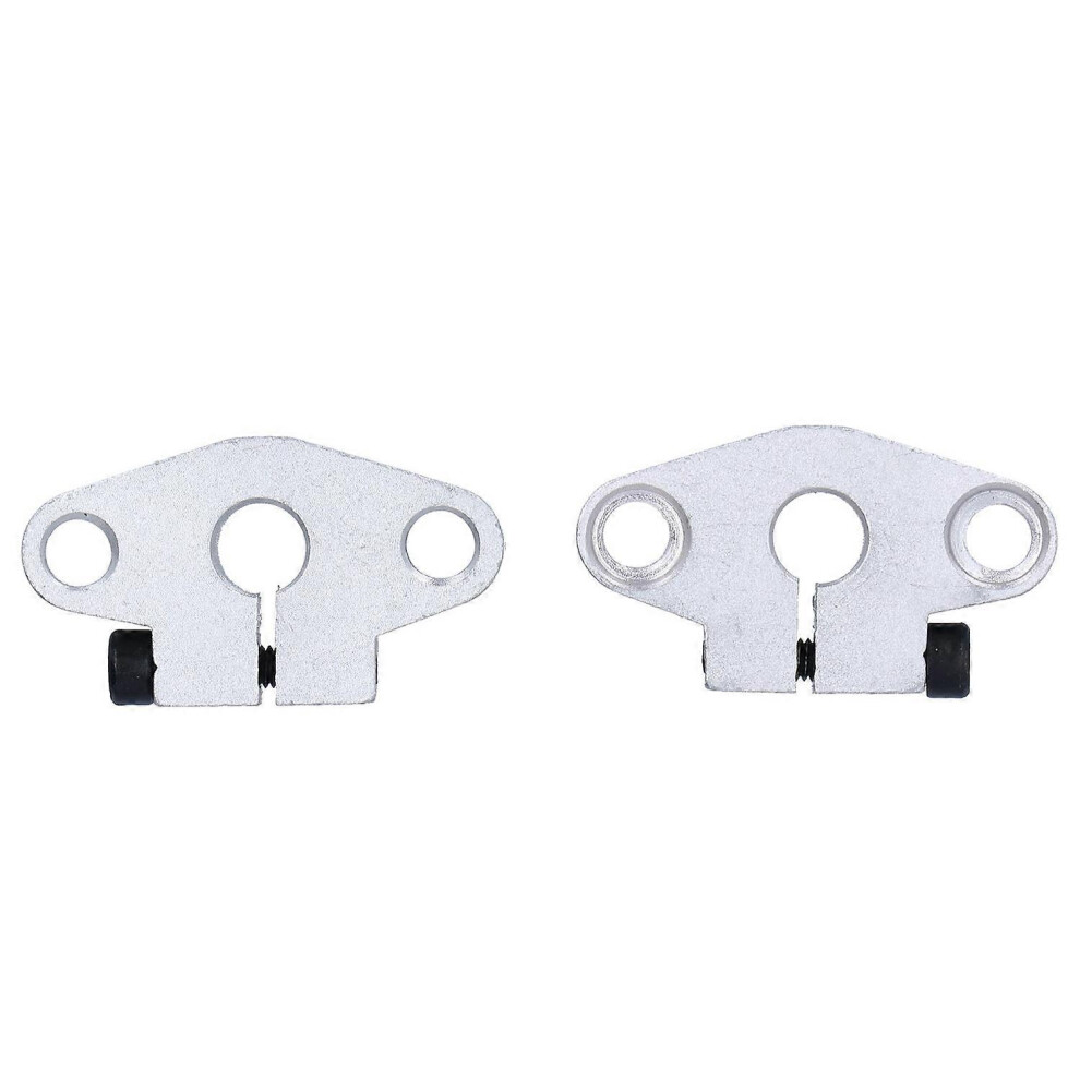 (As Show, One Size) 2Pcs Linear Rail Shaft Support Flange Mount Horizontal Bracket Chromeplated For Cnc Shf8 6909775608265