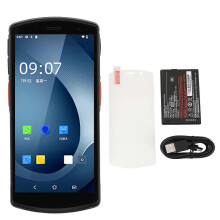 (As show, One size) Handheld Barcode Scanner Express Data Terminal Collector Color Full Screen Wireless Barcode Reader S