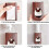 (As show, One size) 2 Pieces Wall Mounted Toothpaste Squeezer, Automatic Toothbrush Holder, Toothpaste Dispenser 3