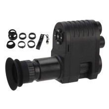 (As show, One size) Night Viewing Monocular Infrared Digital HD 1080P Adult Full Angle Crosshair Photography Recording D