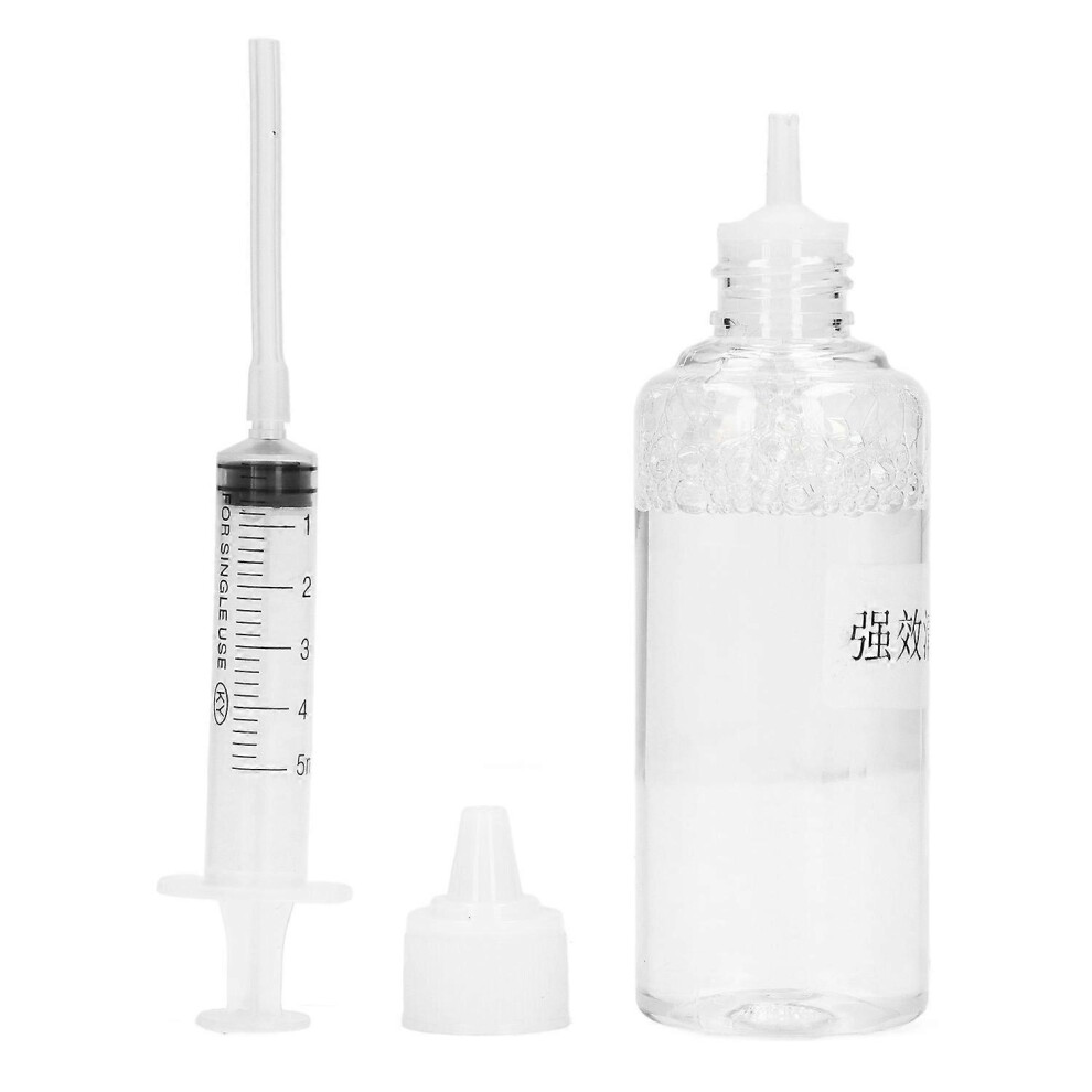 (As Show, One Size) Ink Cleaning Solution Strong Dissolve Ability Nozzle Dye Cleaning Fluid With Syringe For Inkjet Prin 6909775643648