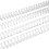 (As show, One size) 100Pcs Double Loop Wire Binding Spine 60 Sheet Capacity 3:1 Pitch 34 Loop 9.5mm Diameter Set Kit for 3