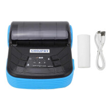 (As show, One size) Thermal Bluetooth Printer Mini Wireless Portable 80mm for Receipt Ticket Bill Invoice POS