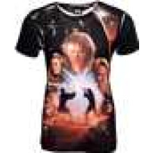 Star Wars 3D T-Shirt The Force Awakens Light Saber Kids Age 3-4