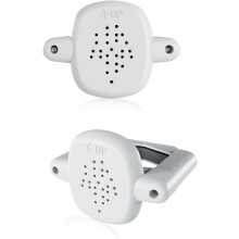 (White) 2 Pcs Baby Gate Banister Adapter, No Drilling Stair Mounting Fittings Fits 1.5''- 3.94'' Wide Square/Round Railing,