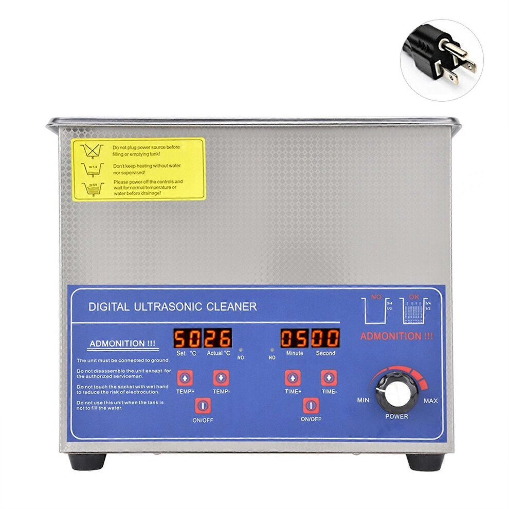 (As show, One size) 3L Digital Ultrasonic Cleaner Industrial Power Temperature Adjustable Laboratory Cleaning Supplies 4-image-OPC-PH7RJHJ-NEW