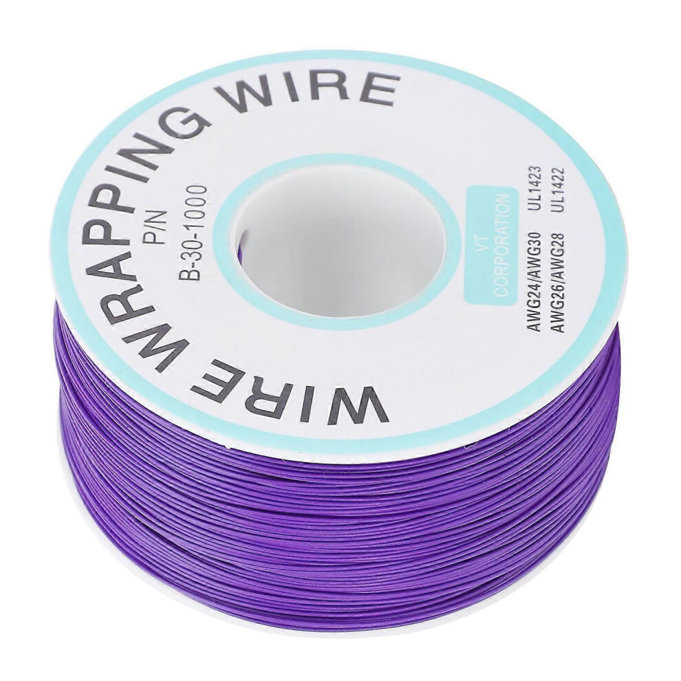 (As Show, One Size) Copper Wire Circuit Board Flying Wire Tinned Single Core Electronic Connecting Linepurple 6909775648759