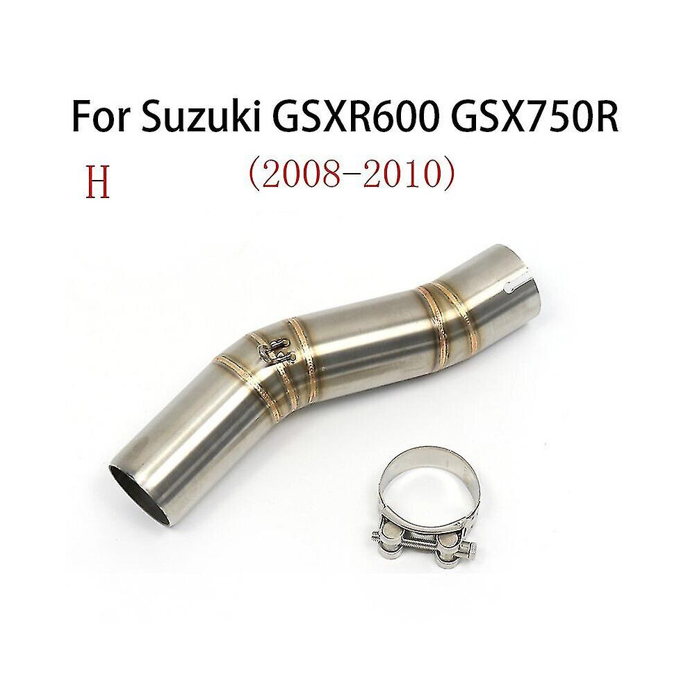 (As Show, One Size) For Suzuki Gsxr1000 07-08 12-16 07-08 09-11 Modified Motorcycle Exhaust Mid Link Pipe Muffler Pit Bi 6909775806494