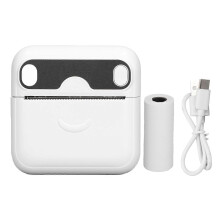 (As show, One size) Mini Thermal Photo Printer Pocket Handheld Bluetooth Wireless Inkless Picture Printer