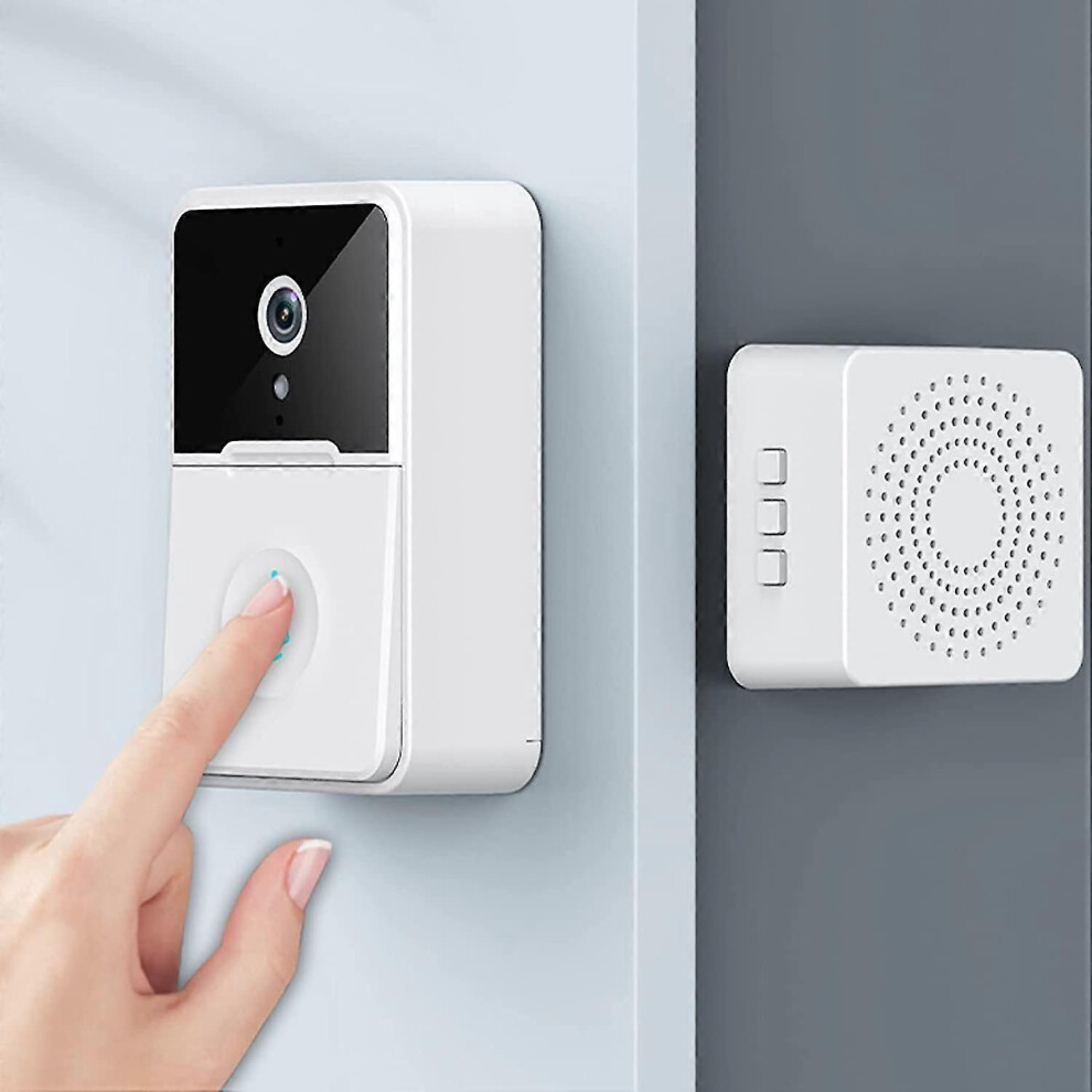 (As Show, One Size) Smart Wireless Remote Video Doorbell Intelligent 6909775930144