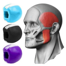 (As show, One size) Silicone Masseter Chew Ball Facial Muscle Jaw and Neck Muscle Exercise Ball