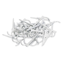 (As show, One size) 100PCS Water Pipe Fixing Nails Carbon Steel Pipeline Fixing Hook Staple for Garden Irrigation System