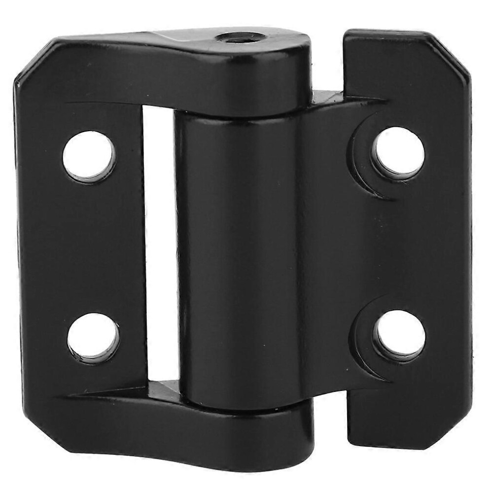 (As Show, One Size) Torsion Hinge Adjustable Black Zinc Alloy Steel Electroplated For Industrial Machinery Glass Doorbla 6909775591536