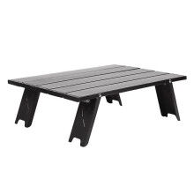 (As show, One size) Personal Beach Table Mini Foldable Small Folding Portable Aluminum Alloy Camping Table Suitable For