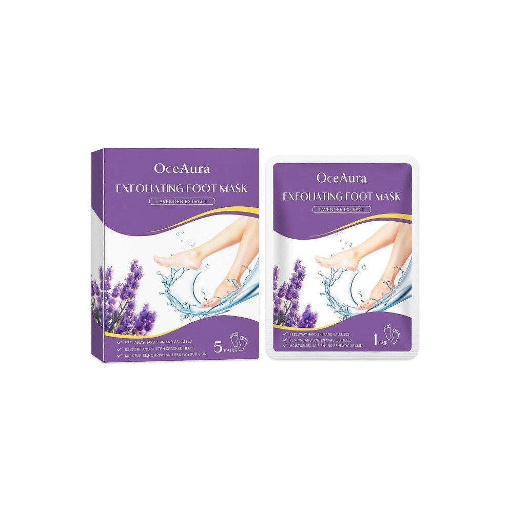 Lavender Oceaura Foot Mask Foot Care Mild Moisturizing And Nourishing Skin Disposable Foot Mask