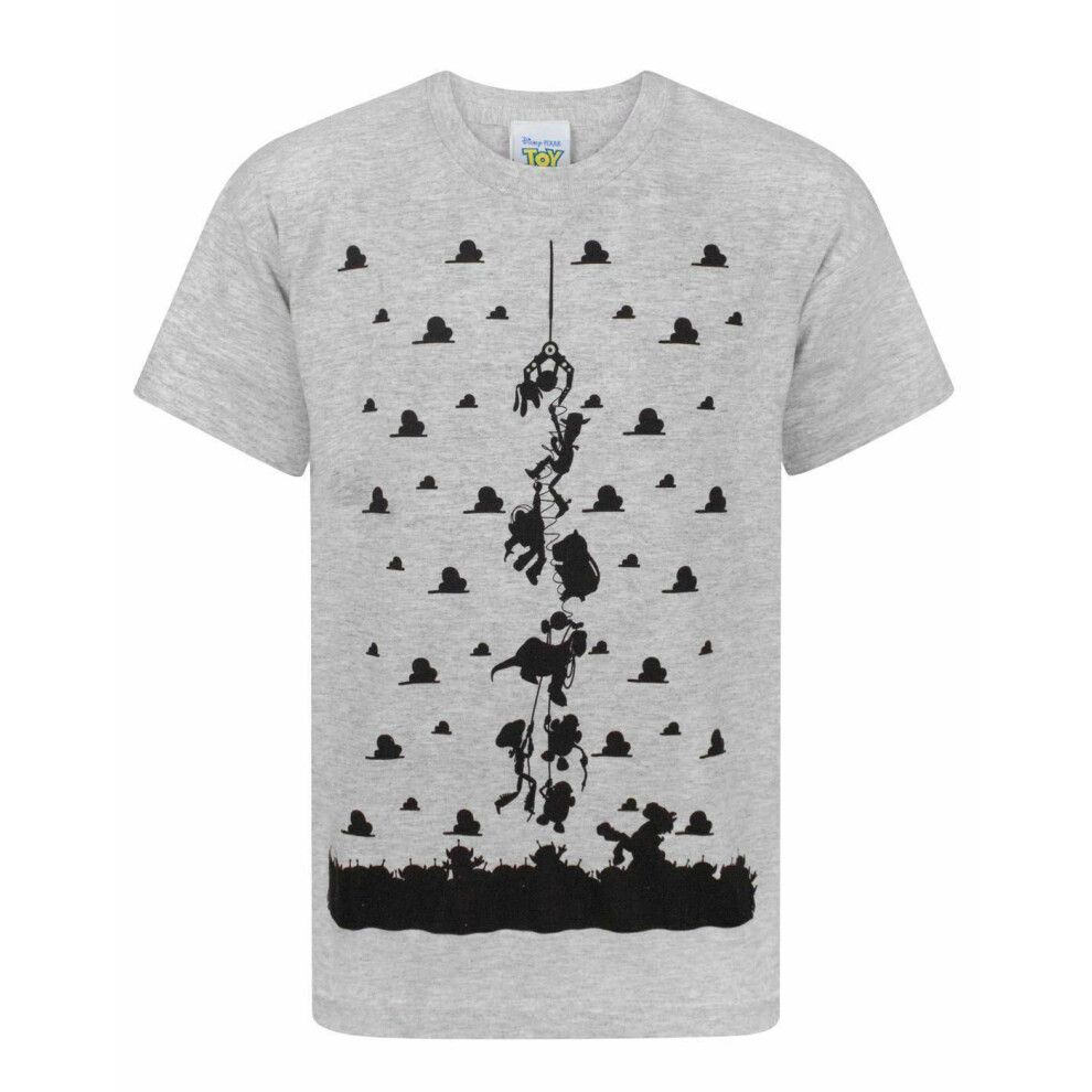 (3-4 Years) Disney Short Sleeved T-Shirt (Boys Grey)