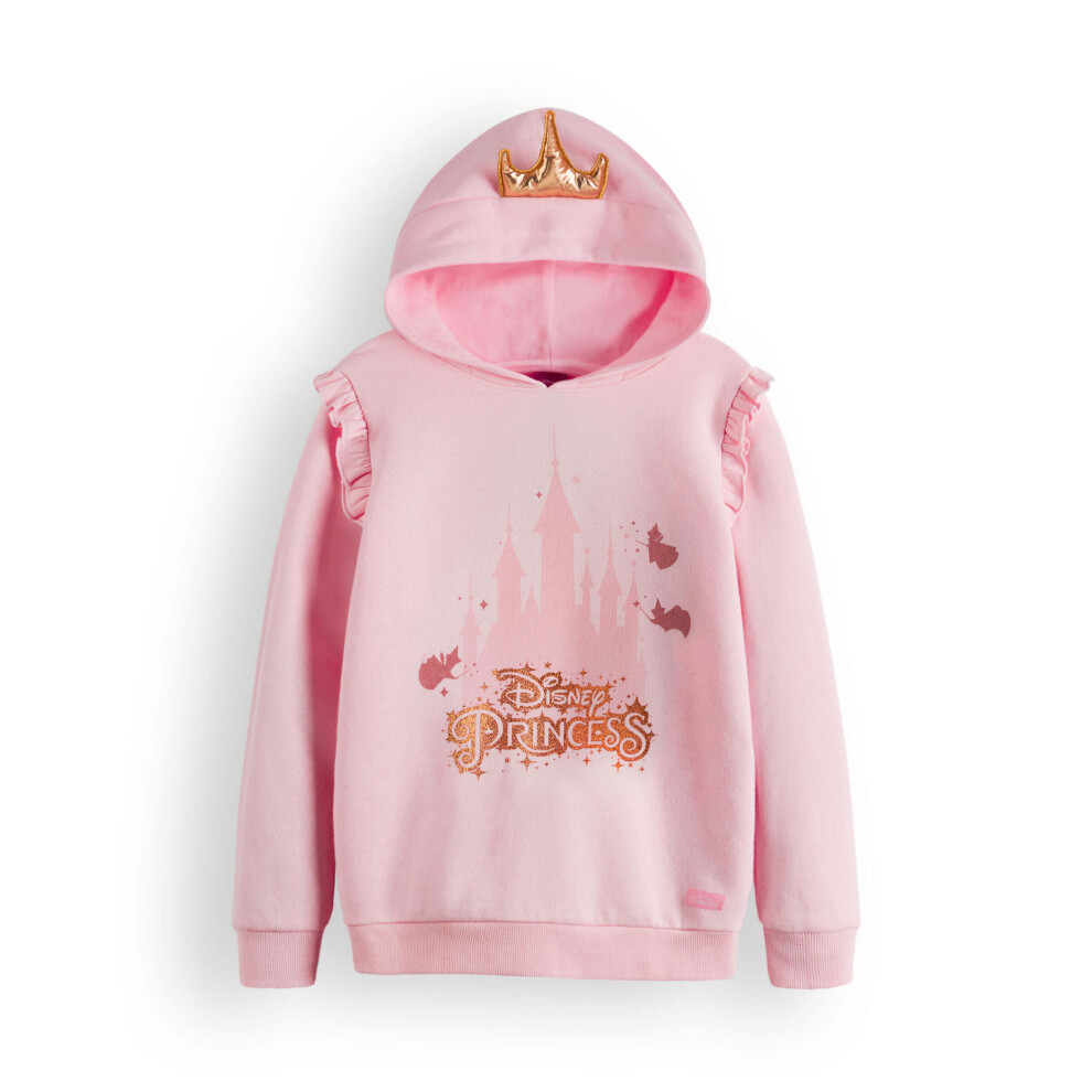 (9-10 Years) Disney Hoodie (Girls Pink)