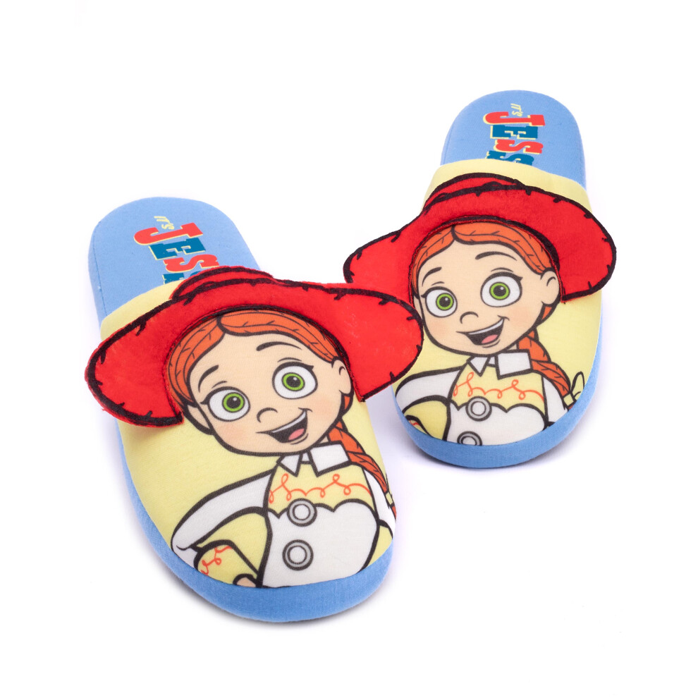 (3-4 UK) Disney Pixar Toy Story Slippers Womens Jessie Partial 3D Novelty Shoes