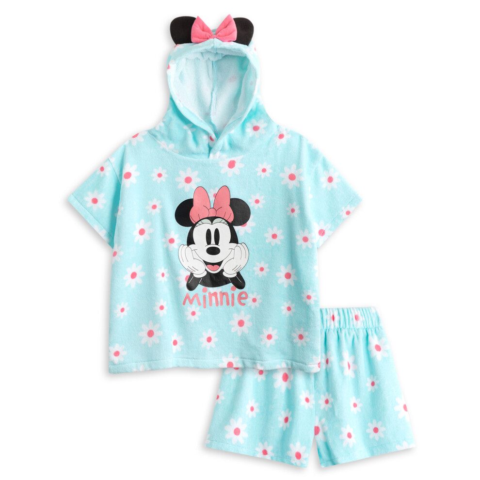 (5-6 Years) Disney 2 Piece Towelling Co-ord (Girls Blue)