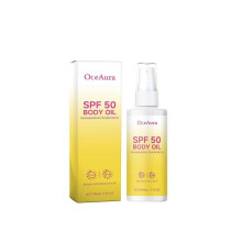 (90ml, 10pc) OceAura 90ml Body Oil Sunscreen Matte Sunblock Uv Rays Protective Sun Drops Moisturizing Brightening Isolation Sunblock Liquid