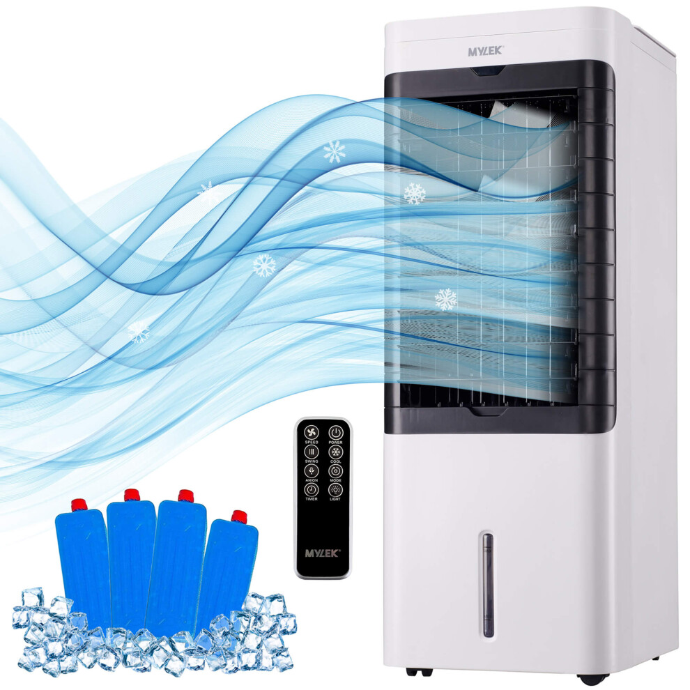 Evaporative Portable Air Cooler 6L 75W 12 Hour Timer Remote Control