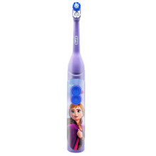 (Anna) Oral-B Kinder-Elektrozahnbürste mit weichen Borsten, Rotationsfunktion und Prinzessinnen-Design