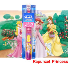 (RAPUNZEL) Oral-B Elektrische Zahnbürste speziell für Kinder – Zahnfleischpflege, Mundreinigung, Rotationsvibration,