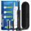 Brosse à dents électrique rotative rechargeable sans fil (noire), 3 modes. 1
