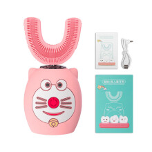 (Für Kinder von 7 bis 15 Jahren) Elektrische Kinderzahnbürste mit 360-Drehfunktion, automatischer USB-Aufladung