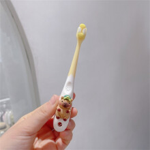 (C) Neue Mundpflege Kinder-Zahnbürste mit Cartoon-Motiv, weich, umweltfreundlich, Babyzahnbürste, Zahnfleischschutz