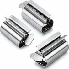 Automatischer Zahnpastaspender, Zahnbürstenhalter, Wandmontage, Tubenformer, Badezimmeraccessoires