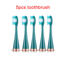 (5 Zahnbürsten) 7-in-1 Ultraschall-Zahnreinigungsgerät, elektrische Zahnbürste, Zahnsteinentferner,