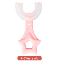 (Pk-Star-2-6Years) Kinderzahnbürste, Mundpflege-Reinigungsbürste, Babyzahnbürste, 360 U-förmig, weich