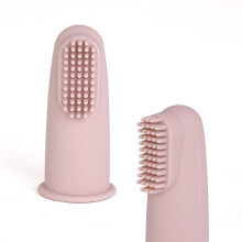 (002-Dasty Lilac) Kinderzahnbürste für die Mundpflege, Babyzahnbürste, Fingerzahnbürste für Neugeborene
