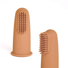 (025) Kinderzahnpflege-Zahnbürste, Fingerzahnbürste für Babys, Reiseartikel für Neugeborene