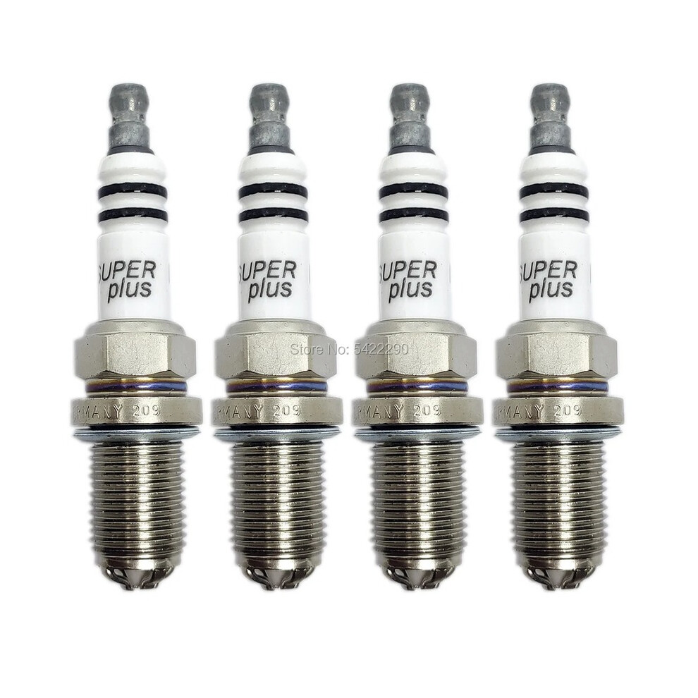 (4pcs Spark Plug)0242236562 Double Platinum Ignition Spark Plug 12120037608 fit for BMW E46 E39 E36