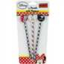 Disney Minnie Mouse Pencils with Toppers Pack of 3 Fun Pencils