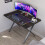 Vida Designs (Walnut) Modern X-Leg Gaming Desk 120cm Sturdy Design 4