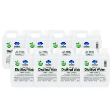 Distilled Water - 100% Pure Steam Distilled H2O - 1100ml - 8 Pack