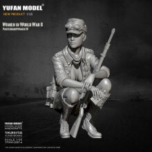 1/35 Yufan Resin Model Tank soldier beauty self-assembled YFWW-2067-4
