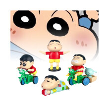 4er-Packung Crayon Shin Chan Spielzeugpuppen aus PVC, Tischdekoration, Kindergeschenk