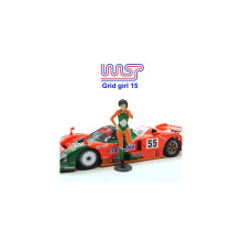 Grid Girl Pit Girls Track Side Scenery Pit Lane Unpainted Figure GG15 WASP