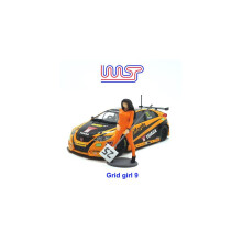 Grid Girl Pit Girls Track Side Scenery Pit Lane Unpainted Figure GG9 WASP