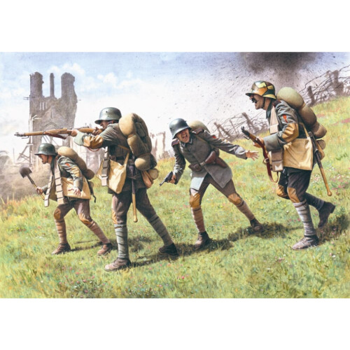 ICM35291 - ICM 1:35 -  German Assault Troops  4 Figs