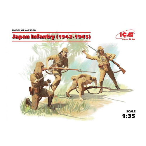 ICM35568 - ICM 1:35 - Japan Infantry 4 Figs