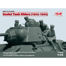 ICM35640 - ICM 1:35 - Soviet Tank Riders 4 Figs