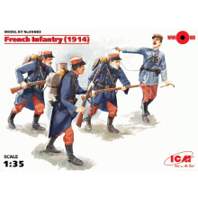 ICM35682 - ICM 1:35 - French Infantry 4 Figs